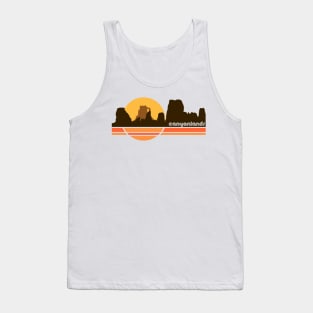 Canyonlands Retro 70s Tourist Souvenir National Park Tank Top